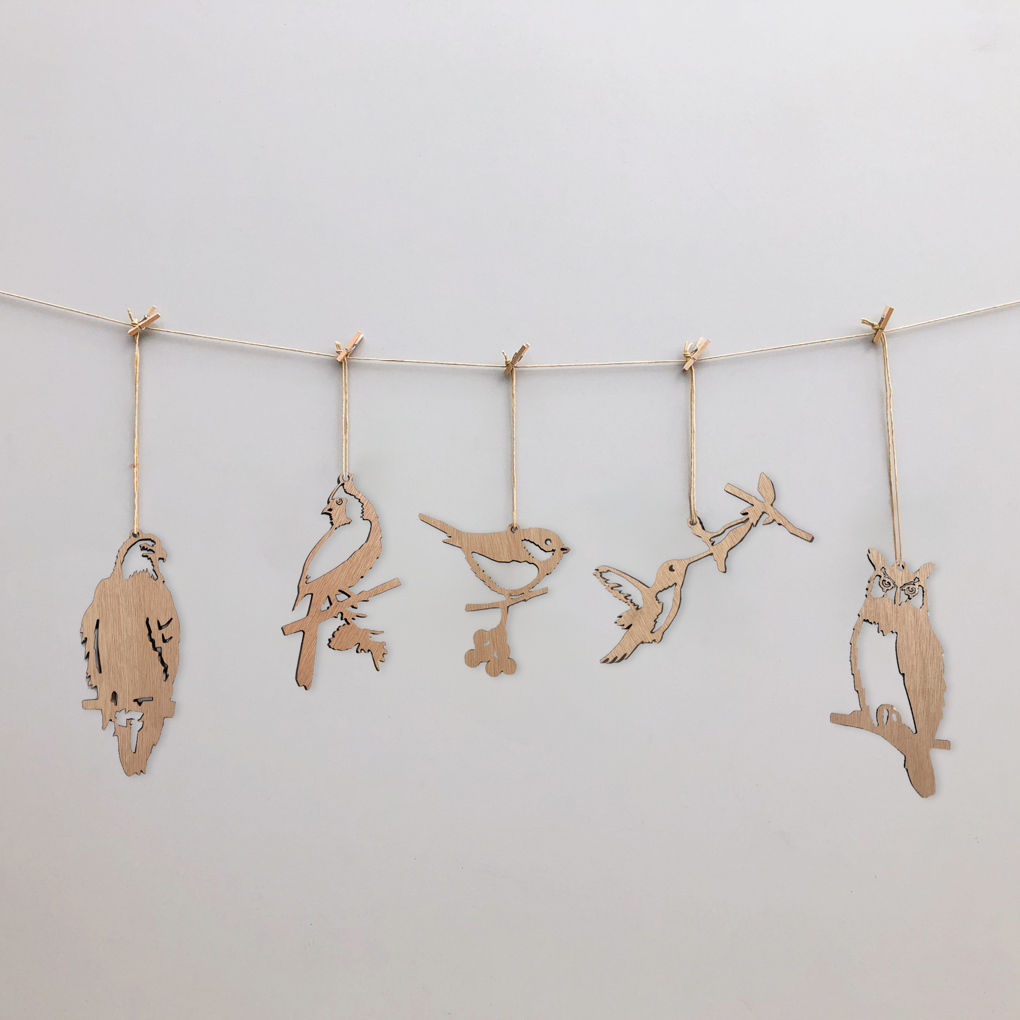 WOODEN HANGING DECORATIONS
