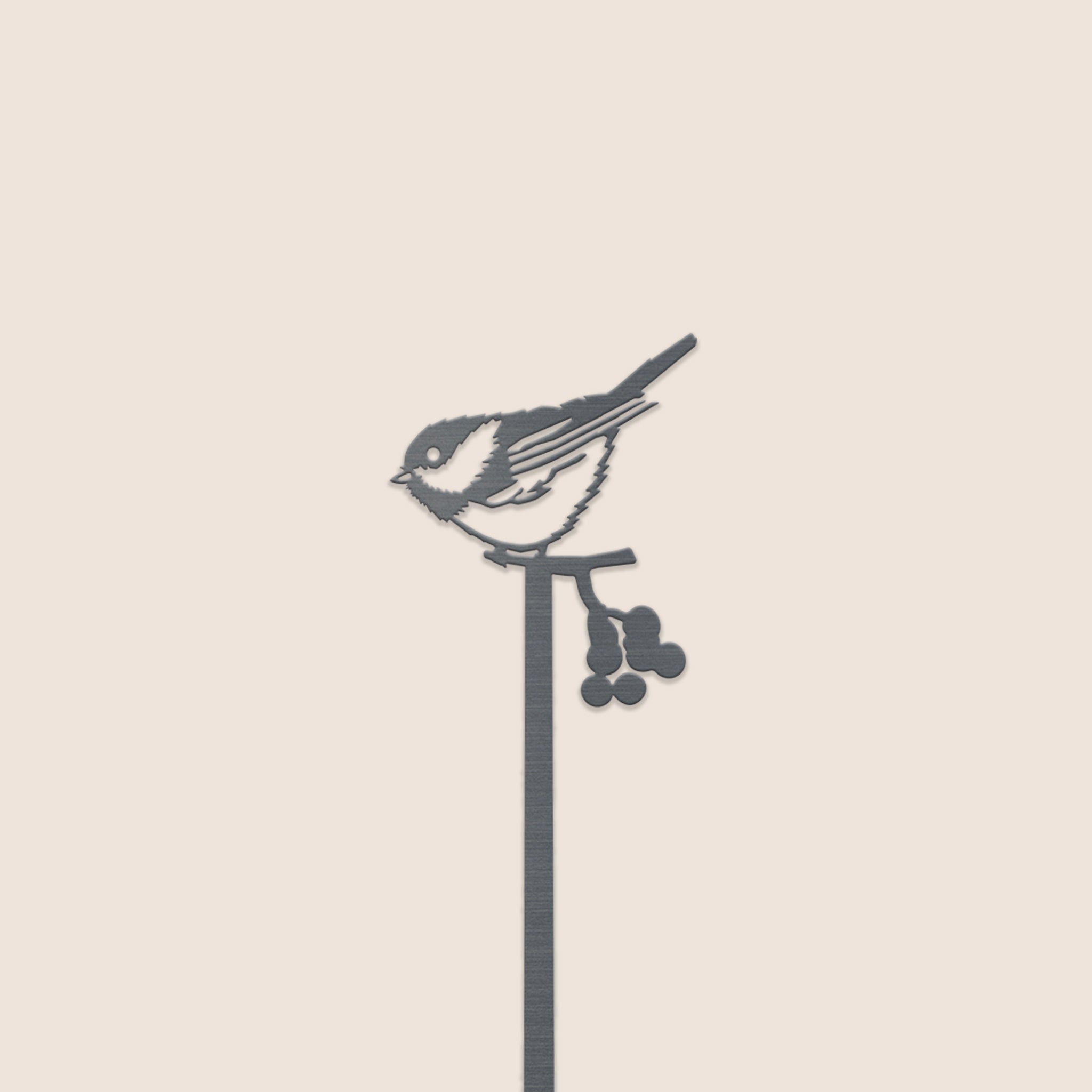 Chickadee Plant Stake - 25"